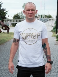 T-shirt Środowisko Miejskie "Theme" - Biała / Złota