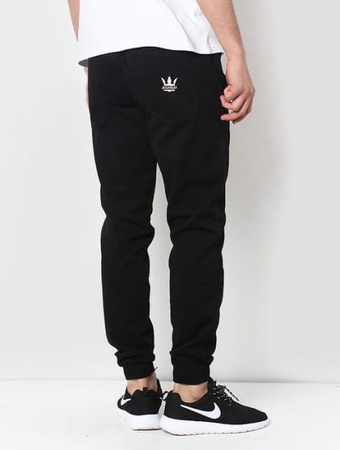 Spodnie Jogger Jigga Wear Crown Black