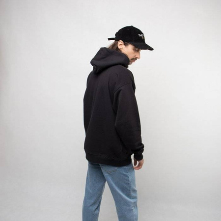 Bluza Kangurka Thrasher HOOD FLAME BLACK BLUE