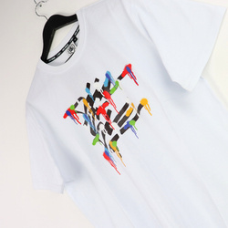 Koszulka Diil Die Splash White