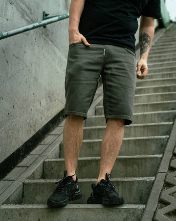 Krótkie spodenki Newbadline Jeans Icon Khaki