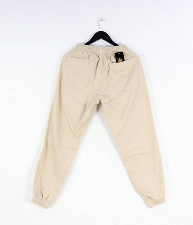 Spodnie Jogger Jigga Wear Crown Beżowe