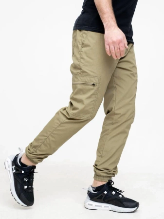 Spodnie Jogger Jigga Wear Beżowe Crown Ripstop Cargo