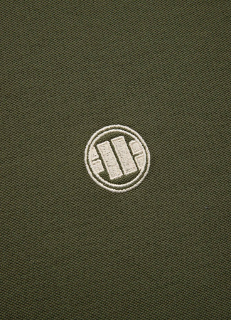 KOSZULKA POLO REGULAR STRIPES Oliwkowa