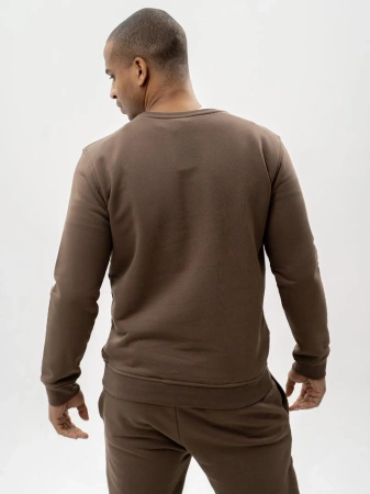 Bluza Jigga Wear Brązowa Simple Crown