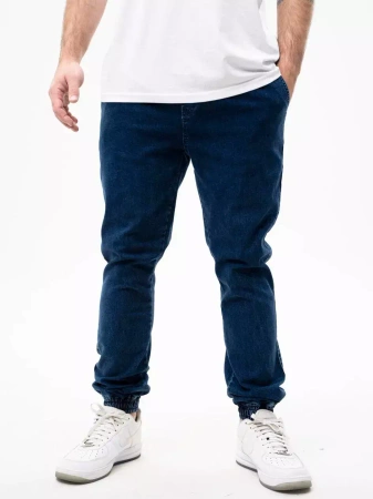 Spodnie Jogger Jigga Wear Crown Jeans Niebieskie