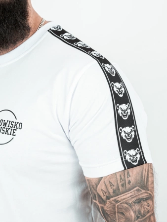 T-shirt Środowisko Miejskie "Classic Lampas" - biała