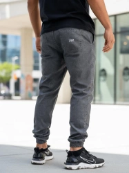 Spodnie Jogger Metoda Mini Logo Haft Szare