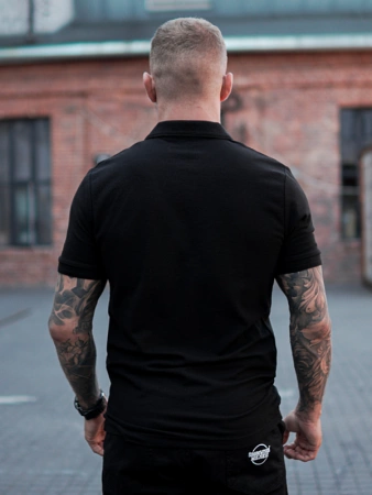 T-shirt Polo Środowisko Miejskie "CLS" - Czarna