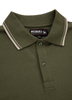KOSZULKA POLO REGULAR STRIPES Oliwkowa 