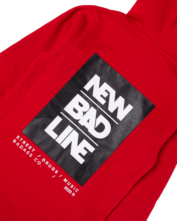 BLUZA Z KAPTUREM NEWBADLINE BIGGI RED