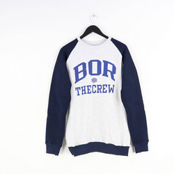 Bluza BOR THE CREW Szary/ Granat