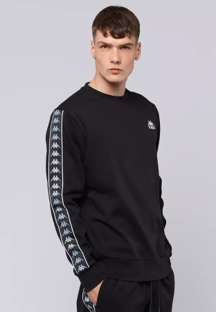 Bluza Kappa Men Sweatshirt Caviar