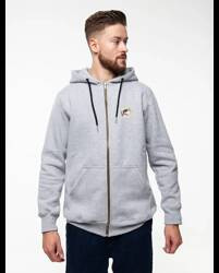 BLUZA DIIL ZIP LAUR SZARY MELANŻ DBL839