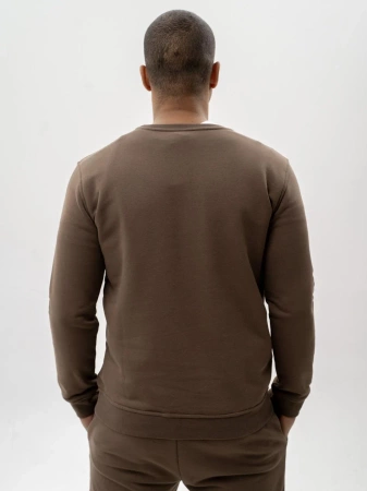 Bluza Jigga Wear Brązowa Simple Crown