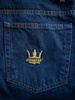 Spodnie Baggy Jigga Wear Crown Niebieskie