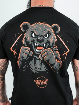 T-shirt Środowisko Miejskie "Bear Guard" - czarna