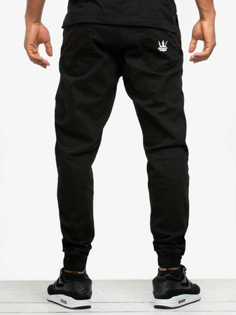 Spodnie Jogger Jigga Wear Crown Stitch Czarne
