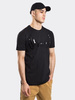 T-SHIRT Stoprocent SLIM TMS BASE TAG BLACK/BLACK