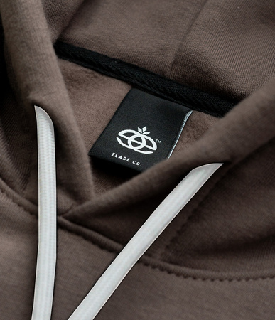 Bluza Elade HOODIE icon mini logo brown