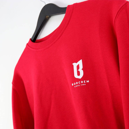 Bluza BOR Crewneck BOR Basic Czerwona