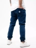 Spodnie Jogger Jigga Wear Crown Jeans Niebieskie 