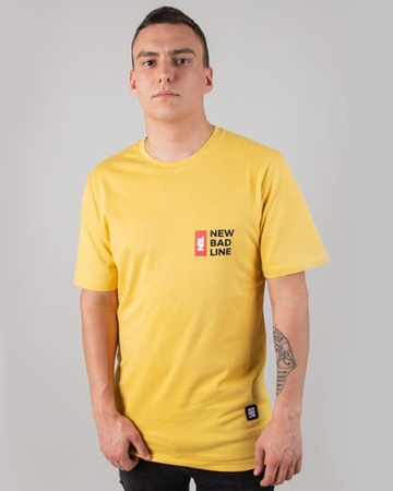 T-SHIRT Newbadline TRIPPLELOGO YELLOW