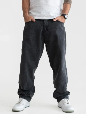 Spodnie Baggy Jigga Wear Outline Czarne