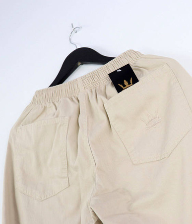 Spodnie Jogger Jigga Wear Crown Beżowe