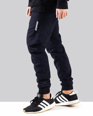 Spodnie Jigga Front Logo Navy
