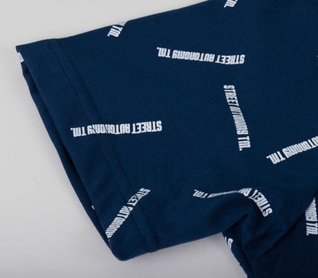 Koszulka Street Autonomy Write Logo blue 2018