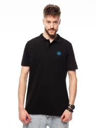 KOSZULKA DIIL POLO LAUR CLASSIC CZARNY/NIEBIESKI