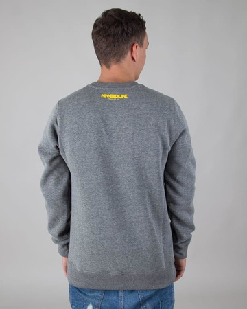 BLUZA Newbadline BEZ KAPTURA CUT ICON MELANGE