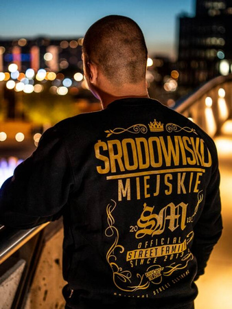 Bluza Klasyczna Środowisko Miejscie "Theme" - Czarna / Złota