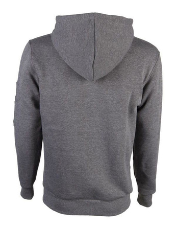 BLUZA Diil ZIP KLASYK SZARY MELANŻ DBL391