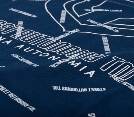 Koszulka Street Autonomy Write Logo blue 2018