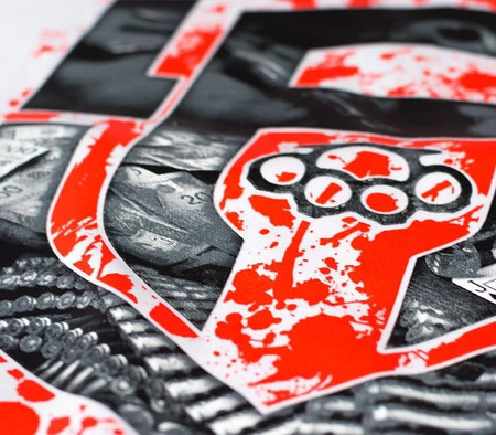 Bluza bez kaptura Street Autonomy Fuck white 2018 (MODEL KOLEKCJONERSKI)