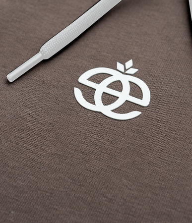 Bluza Elade HOODIE icon mini logo brown