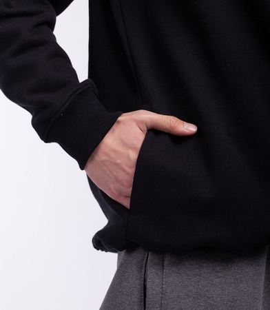 BLUZA SSG KANGURKA COLLEGE CZARNY