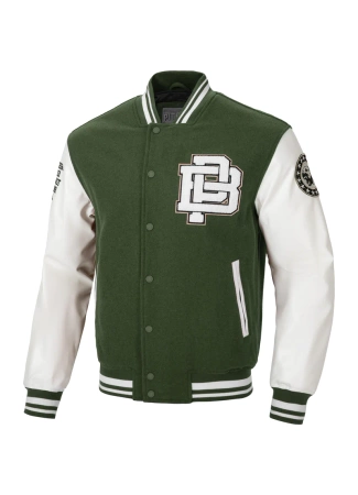 Kurtka Pit Bull Baseball FISHER Ciemno zielona