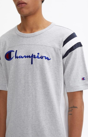 Champion Script Logo American Football Crew Neck T-Shirt