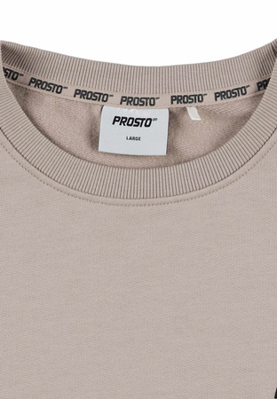 Bluza Prosto Crewneck Infinity Logo Beige