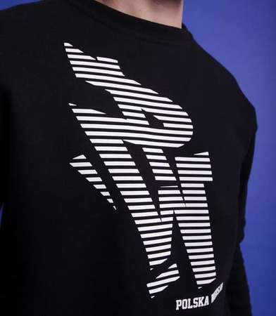 BLUZA POLSKA WERSJA PW STRIPES CZARNY