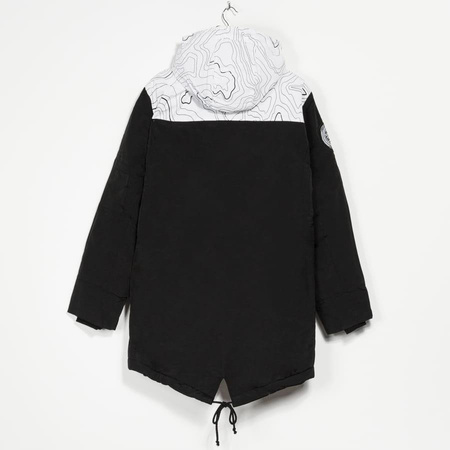 Patriotic WE TOPO PARKA KURTKA ZIMOWA (CZARNY/BIAŁY)