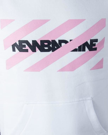 BLUZA Z KAPTUREM STRIPES WHITE Newbadline