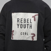 Cayler & Sons Black Label Rebel Youth Crewneck black / desert camo