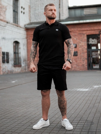 T-shirt Polo Środowisko Miejskie "CLS" - Czarna