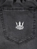 Spodnie Jogger Jigga Wear Crown jeans szare