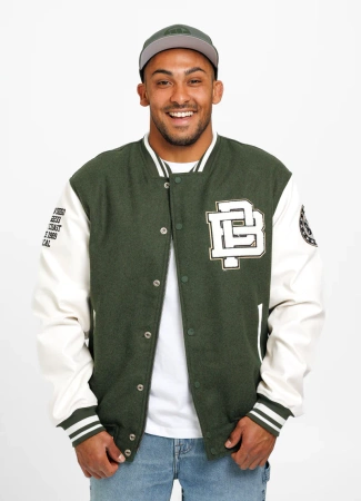 Kurtka Pit Bull Baseball FISHER Ciemno zielona