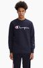 Bluza Champion Script Logo Reverse Weave Sweatshirt Granatowa